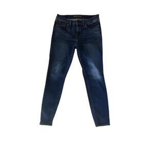 Madewell 9” High-Rise Skinny Jeans Dark Wash Size 27 trendy high waisted